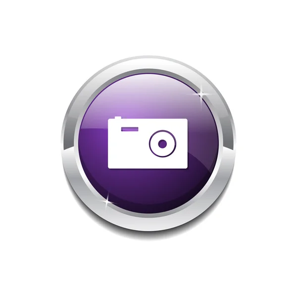 Botón icono de cámara — Archivo Imágenes Vectoriales