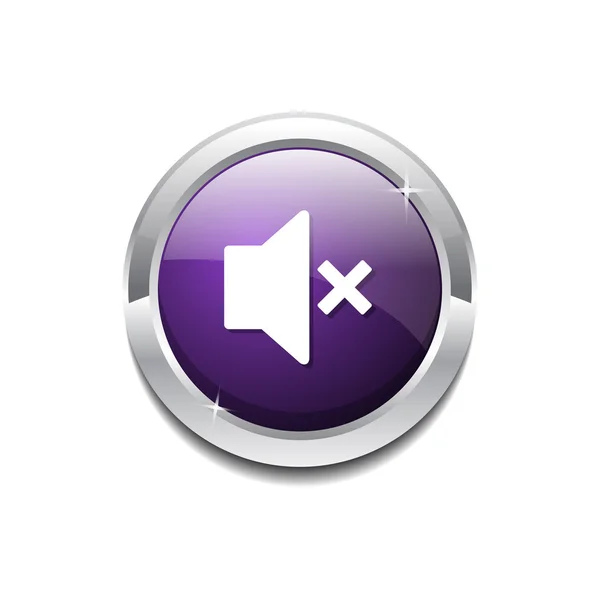 Icône bouton muet — Image vectorielle