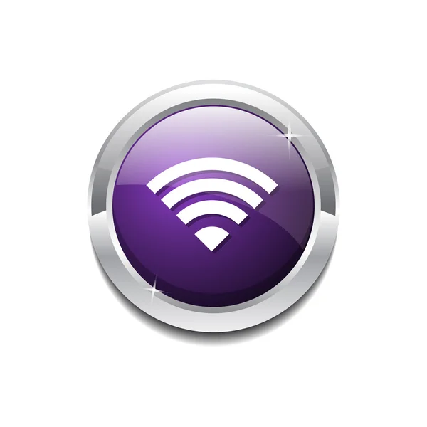 WiFi Icon knop — Stockvector
