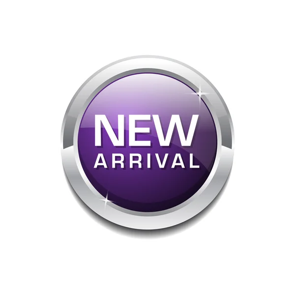 New Arrival Button — Stock Vector