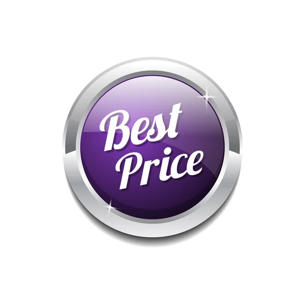 Best Price Button — Stock Vector