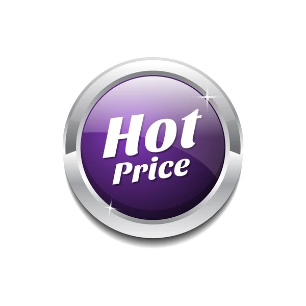 Botão de ícone de preço quente —  Vetores de Stock