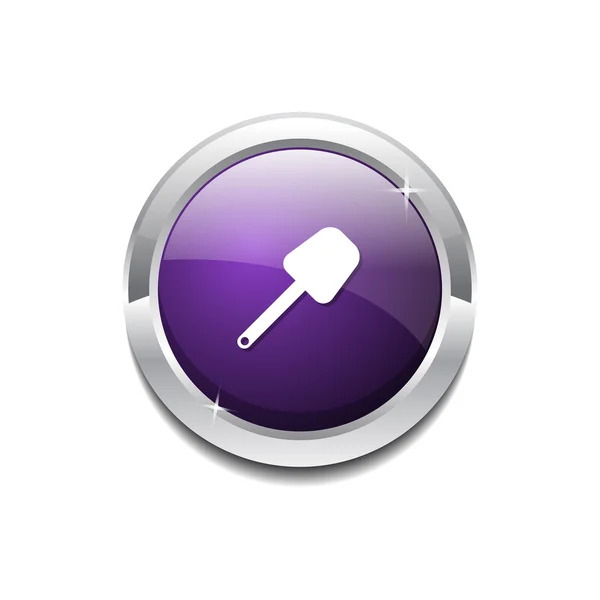 Shoval Ícone botão — Vetor de Stock