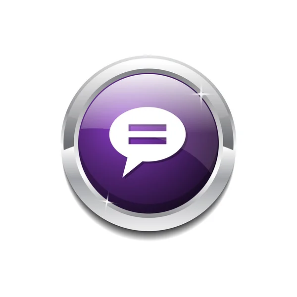 Botão de ícone de mensagem — Vetor de Stock