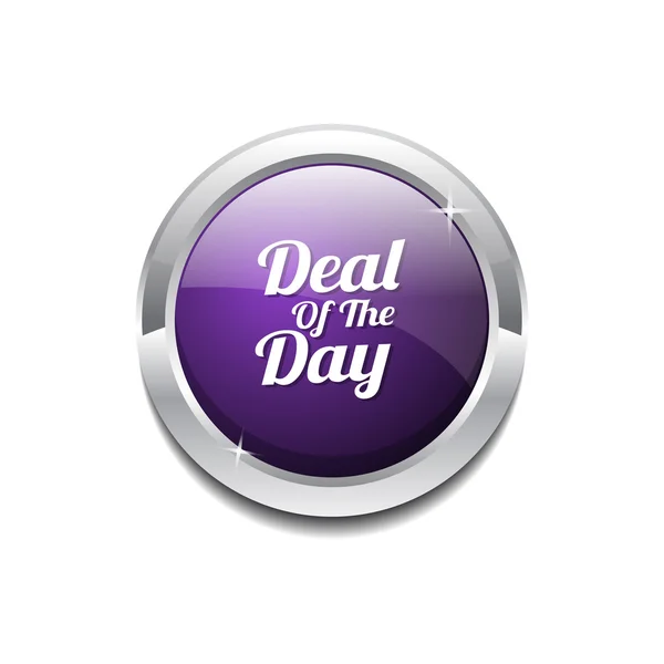 Deal Of The Day Botón icono — Vector de stock