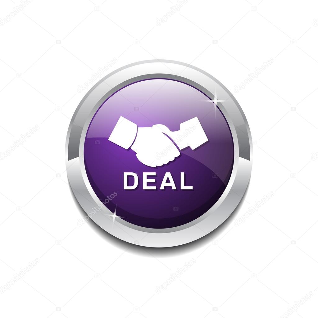 Deal Sign Icon Button