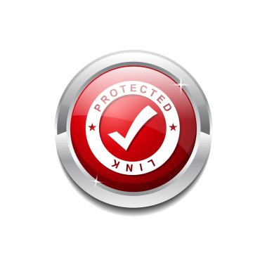 Korunan bağlantı kutsal kişilerin resmi düğme