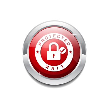 Korunan bağlantı kutsal kişilerin resmi düğme