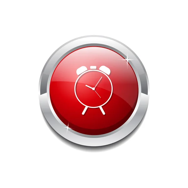 Botão ícone do despertador — Vetor de Stock