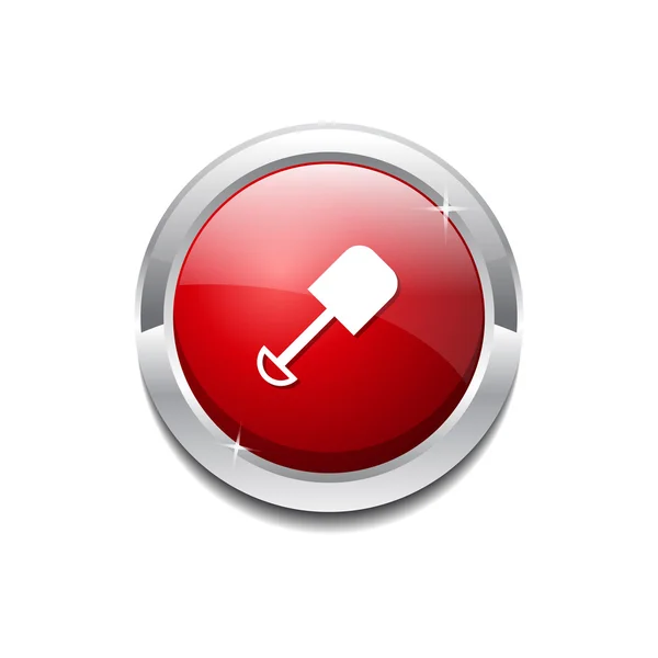 Botón de icono Shoval — Vector de stock