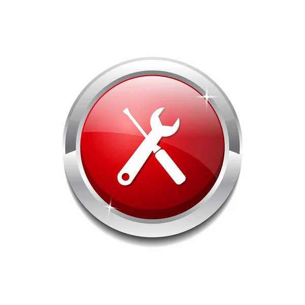Botão de ícone de ferramentas — Vetor de Stock