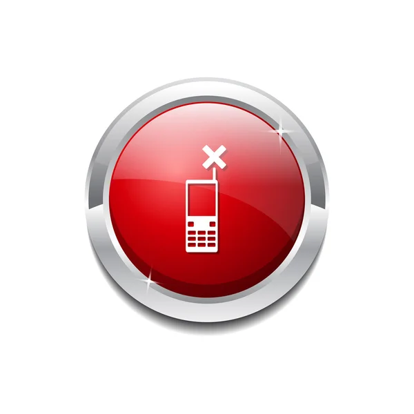Phone Icon Button — Stock Vector
