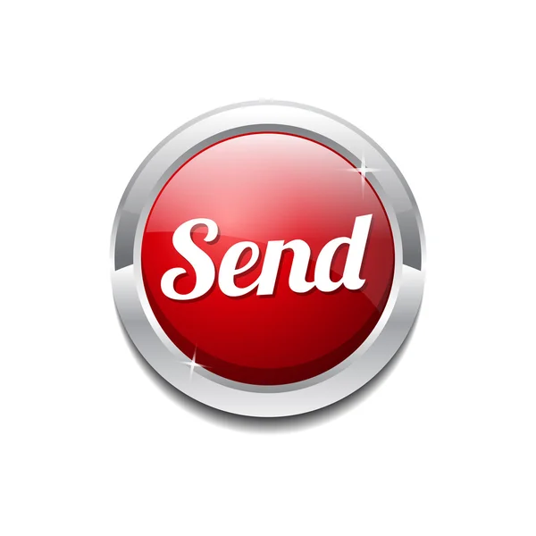 Send Icon Button — Stock Vector