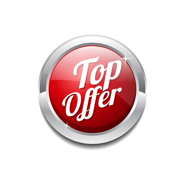 Top Offer Icon Button — Stock Vector