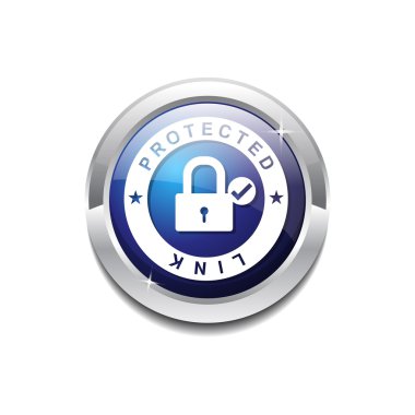 Korunan bağlantı kutsal kişilerin resmi düğme