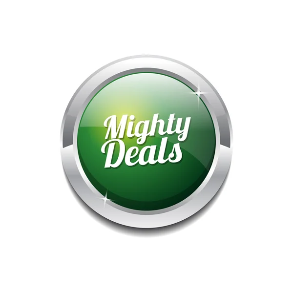 Mighty Deals Icon Button — Stock Vector