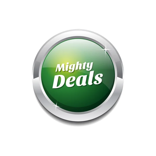 Mighty Deals Icon Button — Stock Vector