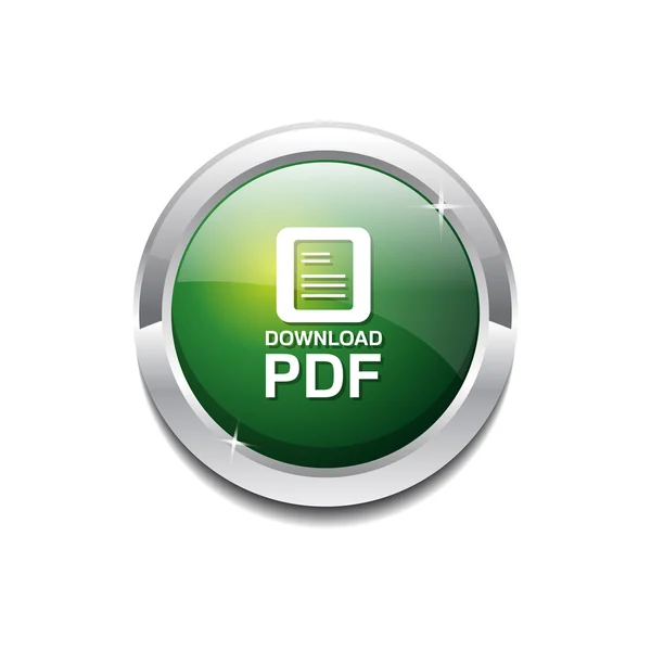 PDF Documento Ícone botão — Vetor de Stock