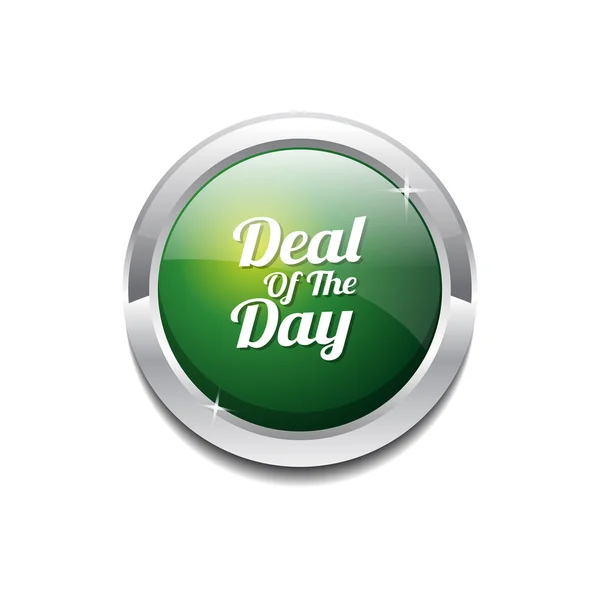 Deal Of The Day Botón icono — Vector de stock