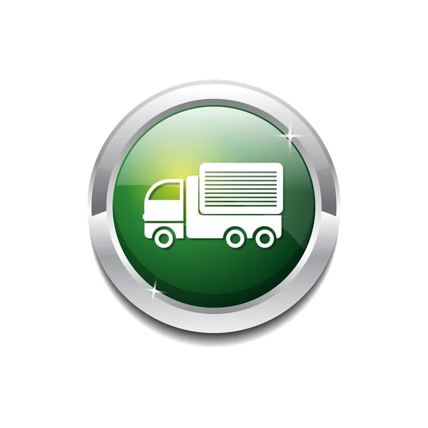 Transportu pojazdu ikona przycisku — Wektor stockowy