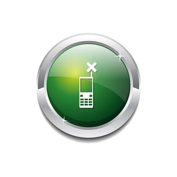 Telefone ícone botão —  Vetores de Stock