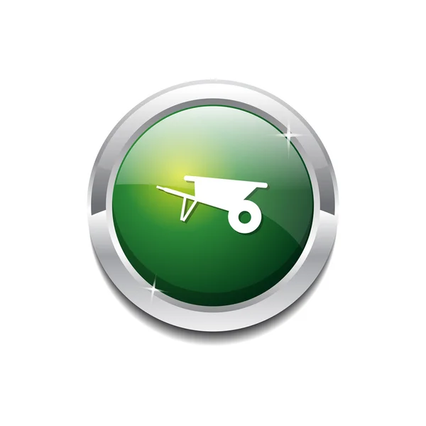 Trolley Icon Button — Stock Vector