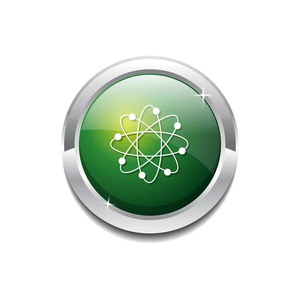 Science Icon Button — Stock Vector