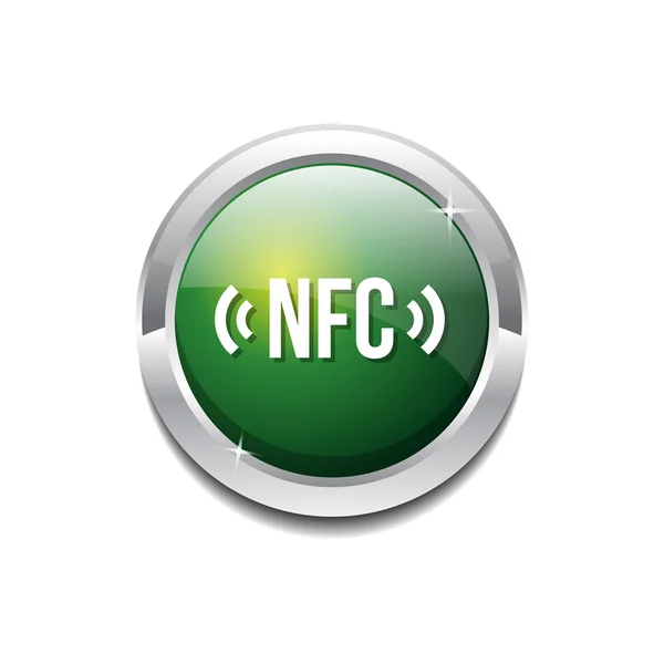 NFC Icon Button — Stock Vector