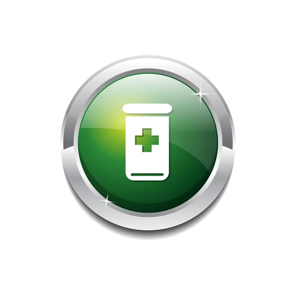 Кнопка Health Kit Icon — стоковый вектор