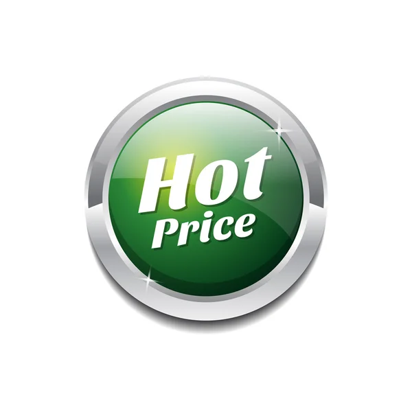 Кнопка піктограми гарячої ціни — стоковий вектор
