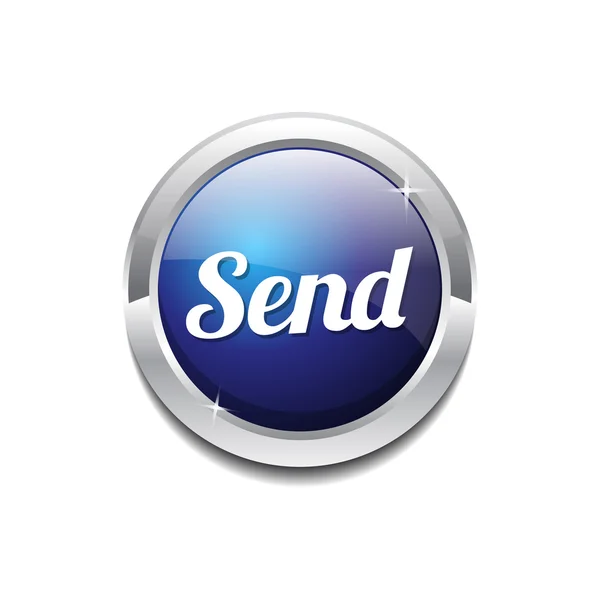 Στείλτε το κουμπί εικονίδιο — Διανυσματικό Αρχείο