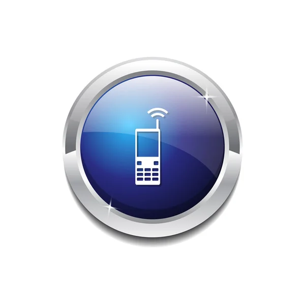 携帯電話アイコン ボタン — ストックベクタ