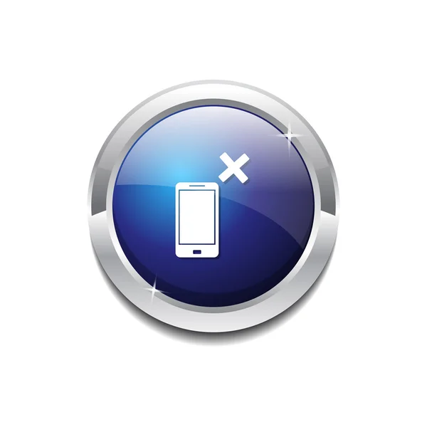 Smartphone-Symbol-Taste — Stockvektor