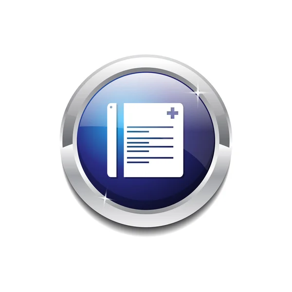 Botón de icono de archivo — Vector de stock