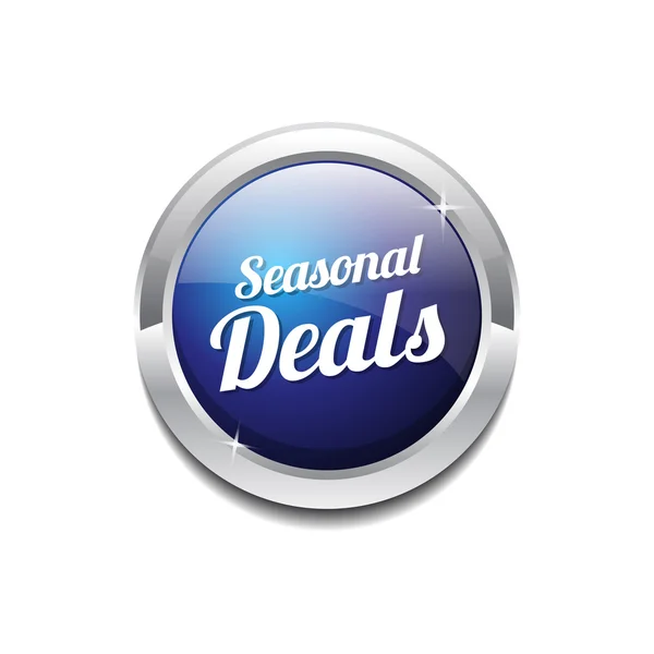 Seasonal Deal Icon Button — Stock Vector