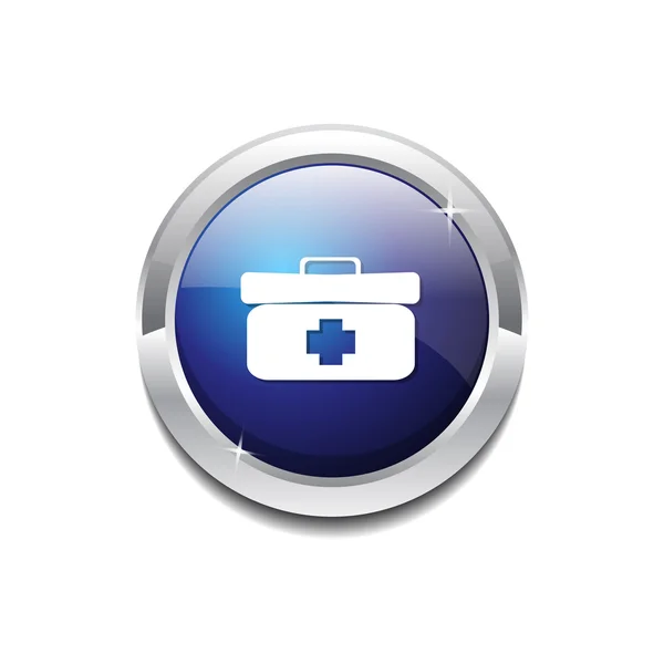 Health Kit Icon Button — Stock Vector