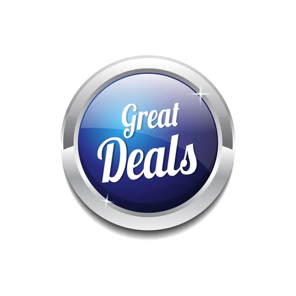 Bouton Icône Great Deals — Image vectorielle