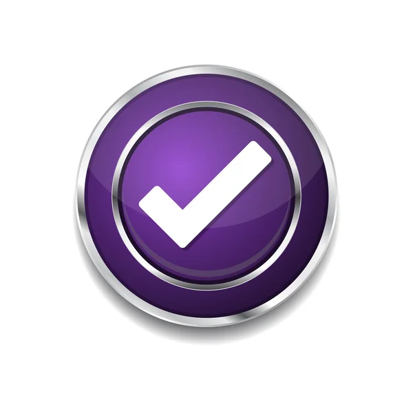 Tick Mark icono del botón — Archivo Imágenes Vectoriales