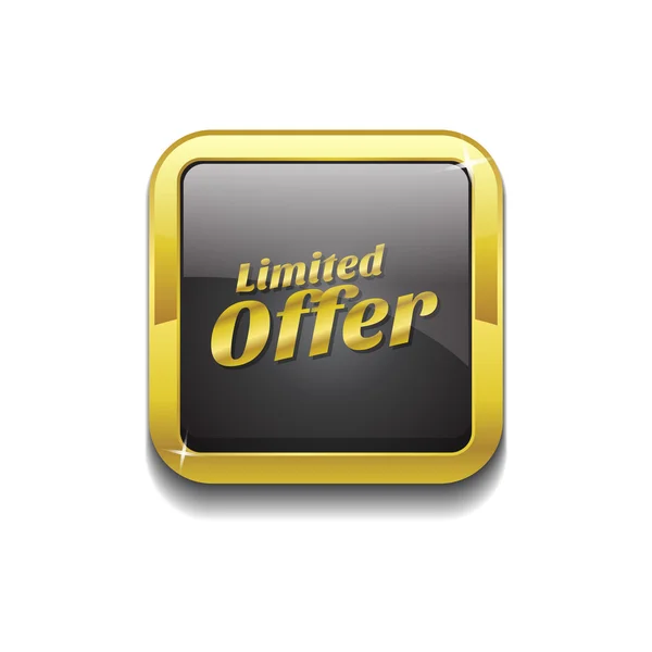 Limited Time Offer Icon Button — Stock Vector