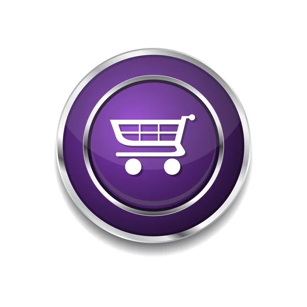 Shopping Icon Button — Stock Vector