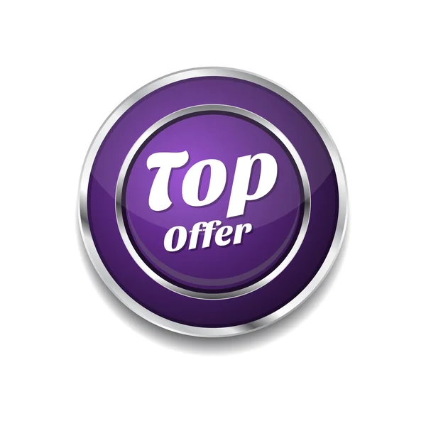 Top Oferta botón icono — Archivo Imágenes Vectoriales