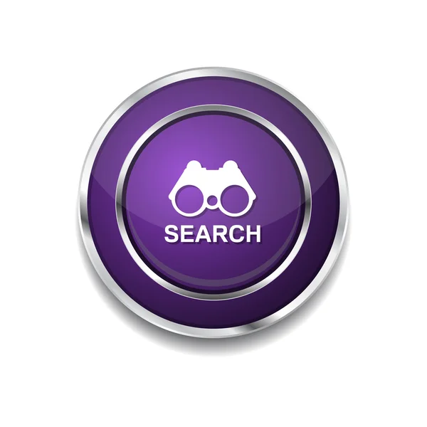 Search Icon Button — Stock Vector