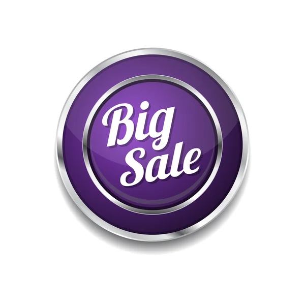 Big Sale Button — Stock Vector