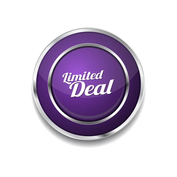 Limited Deal Icon Button — Stock Vector