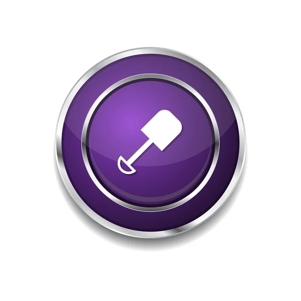 Shoval Icon Button — Stock Vector