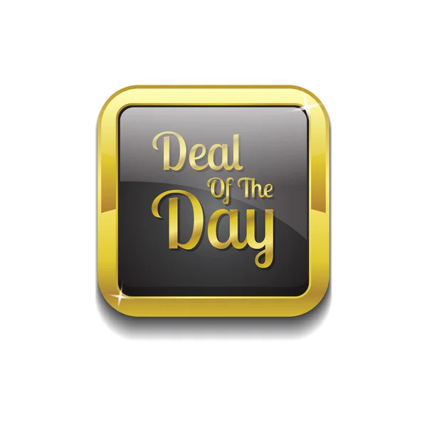 Deal Of The Day Botón icono — Vector de stock