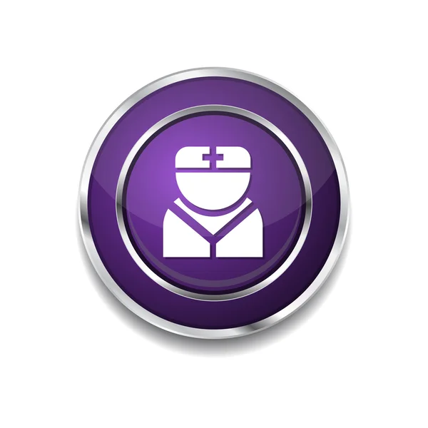 De knoop van het pictogram van de verpleegkundige — Stockvector
