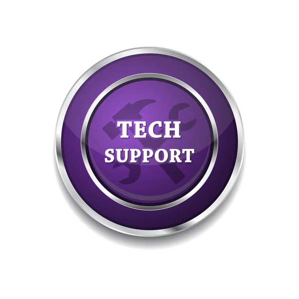Botão de suporte técnico —  Vetores de Stock
