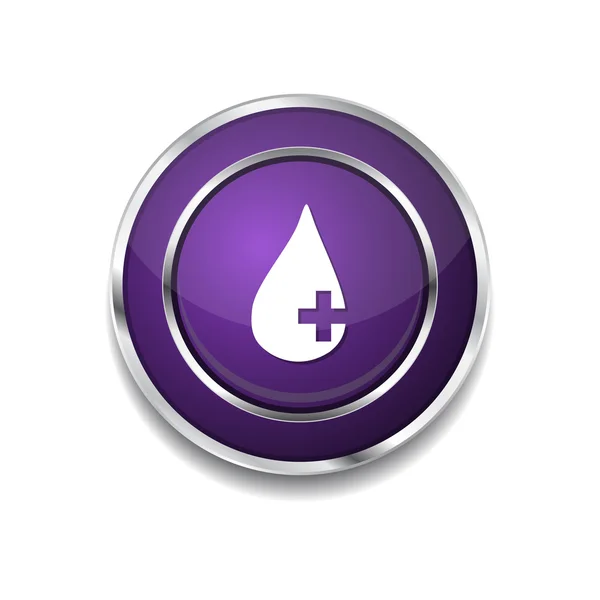 Botón icono del kit de salud — Vector de stock