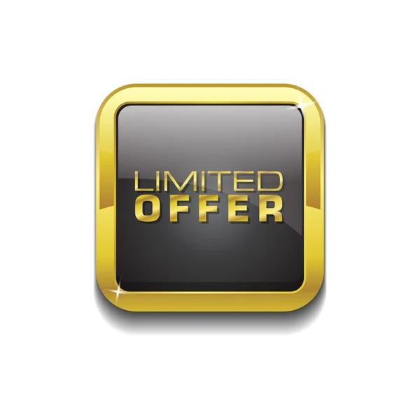 Limited Time Offer Icon Button — Stock Vector